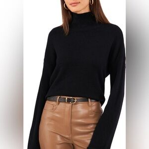 1. State Black Knit Sweater